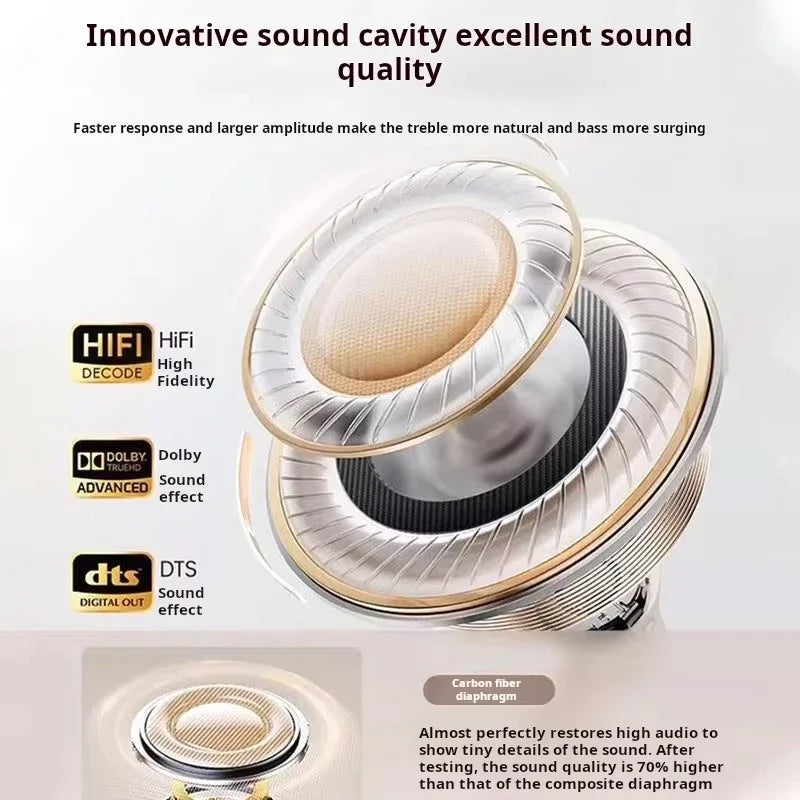 XGSHOW M21S, auriculares Bluetooth TWS inalámbricos de alta calidad de sonido HiFi, con batería de duración ultralarga, intraaurales de medio ajuste, mini y portátiles