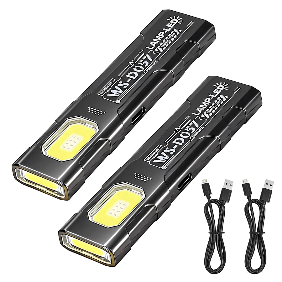 Potente mini luz intermitente de seguridad, luz de trabajo y de advertencia de alta intensidad, portátil, para mantenimiento exterior, emergencias y uso EDC