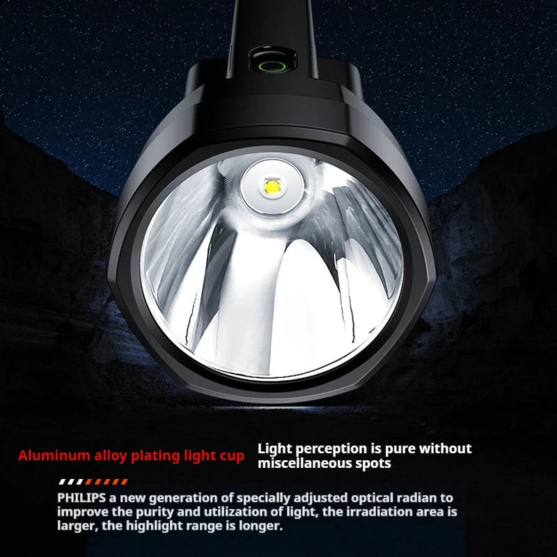 2025 New Philips SFL3121 USB Rechargeable Flashlight, Outdoor Search and Rescue, Rescue Operations, Emergency Rescue Flashlight
