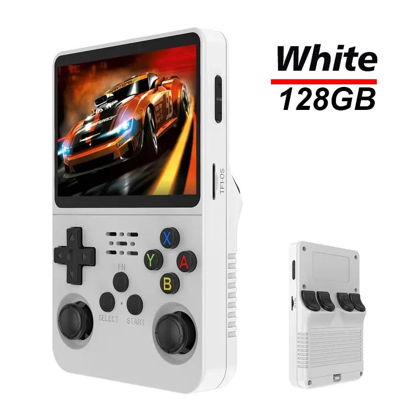 Originale Arkos R36S Retro-Spielkonsole mit 128 GB, tragbare Handheld-Konsole mit 3,5-Zoll-IPS-Bildschirm, mobiler Videoplayer, 64 GB, Spielkonsole als Geschenk für Kinder
