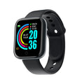 Smartwatch inteligente Y68 para hombre y mujer, monitorización de frecuencia cardíaca, oxígeno en sangre y presión arterial, monitorización del sueño multifunción, compatible con iOS y Android