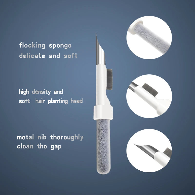 Portable Earphone Cleaning Pen Soft Brush Head for pro Bluetooth Wireless Camera Dust Removal Tool