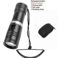 Linterna de buceo D117 de aluminio, impermeable IPX8, LED para buceo, luz para submarinismo de 100 m, farol impermeable LED para camping y pesca