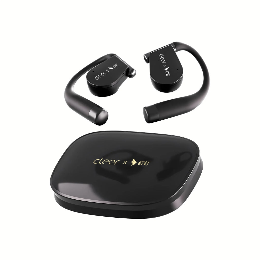 Auriculares con IA DingTalk H1, grabación de oído abierto y transcripción en tiempo real, resumen y traducción de reuniones con IA, para llamadas, entrevistas y oficina