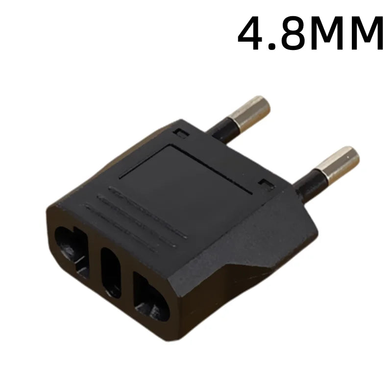 1-50 stk. EU-/Euro-/KR-stikadapter, US-til-EU-stikadapter, rejseadapter til KR og EU, elektrisk EU-/KR-stikkonverter, strømstik og AC-udtag