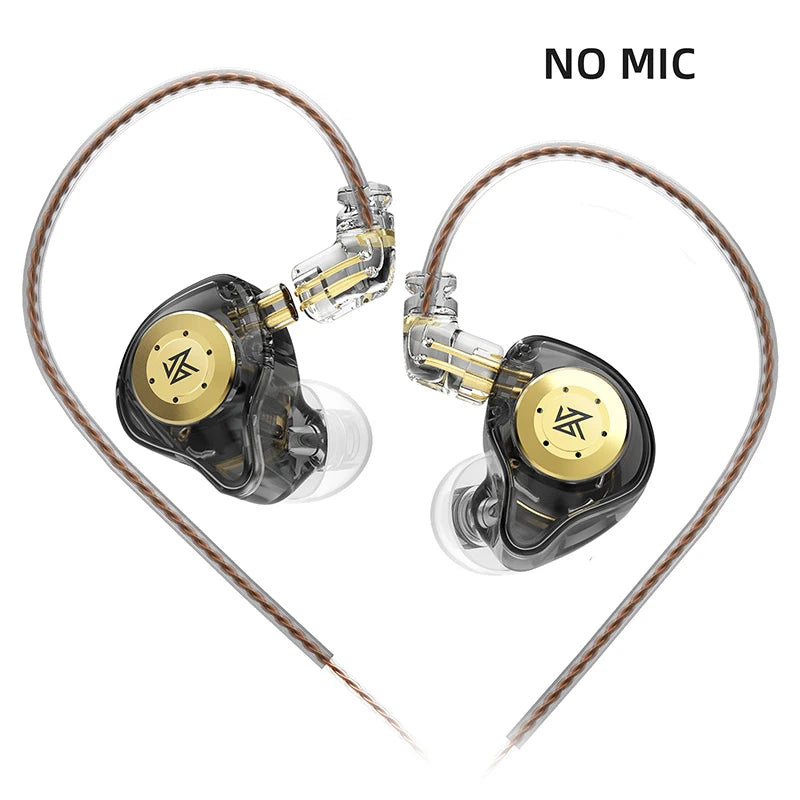 KZ EDX PRO 10mm dynamiske øretelefoner med dobbelt magnetisk kredsløb, HIFI-bas, earbuds til sport og støjreducerende headset, KZ ZSTX ZSN PRO ZAS