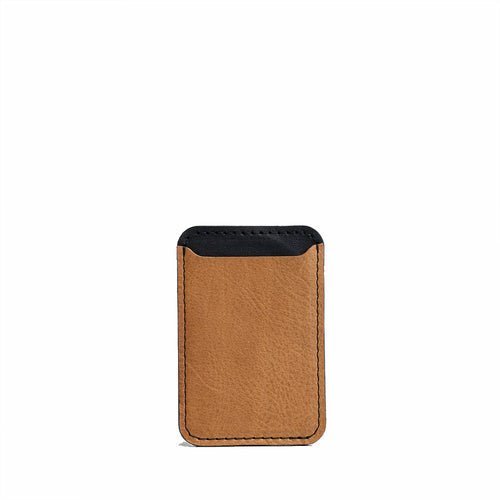 Leather Wallet compatible with MagSafe - Two colors in brown and black, handcrafted from premium leather.