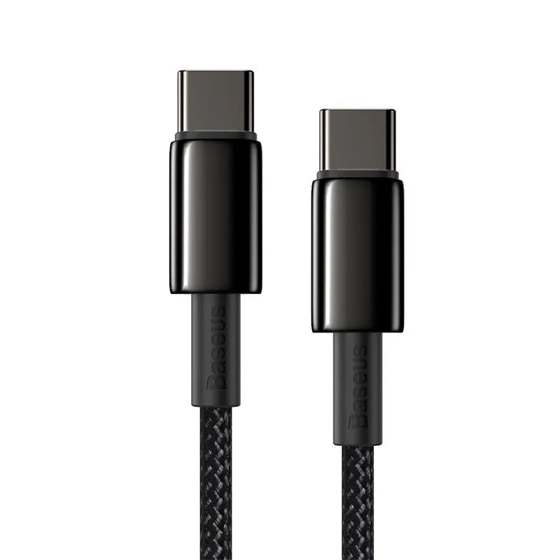 Baseus 100W Type C Cable For iPhone 15 USB C PD Fast Charging Charger Wire Cord For Macbook Samsung Xiaomi Type C USB C Cable