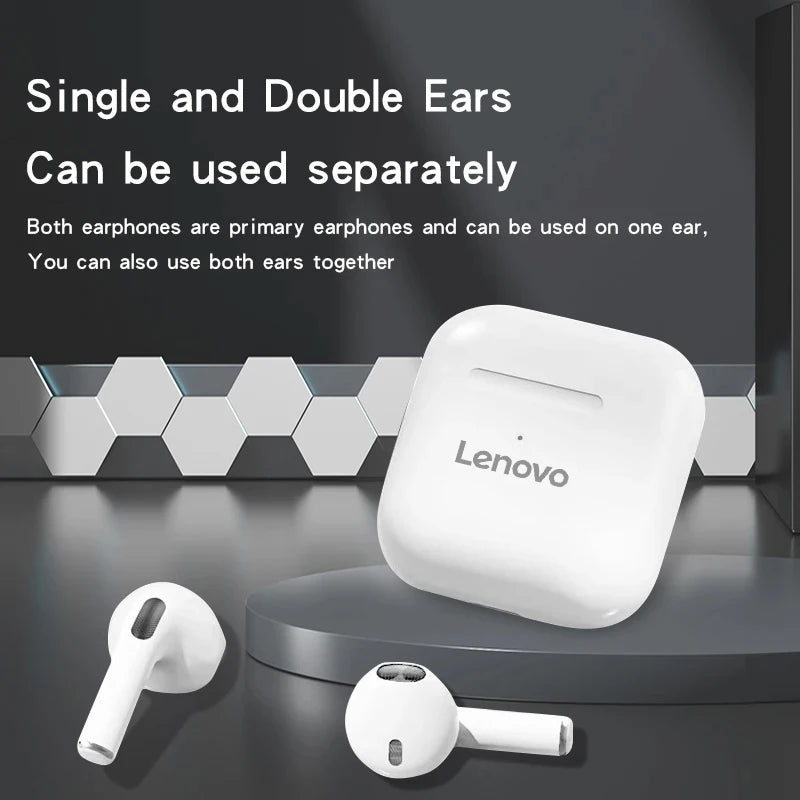 Auriculares inalámbricos TWS Lenovo Pro4 originales, headset Bluetooth, reducción de ruido HiFi, resistentes al agua, con micrófono para juegos y deportes