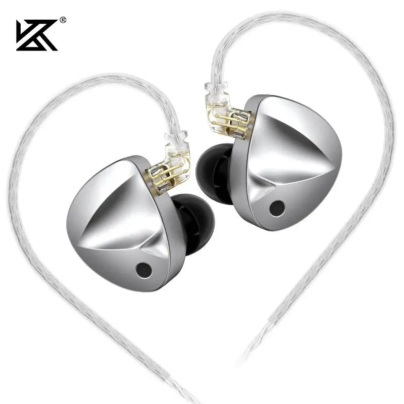 KZ D-Fi HIFI-Bass-Ohrhörer, In-Ear-Monitor mit 4-stufigem Tuning-Schalter, Sport-Stereo-Headset mit Geräuschreduzierung