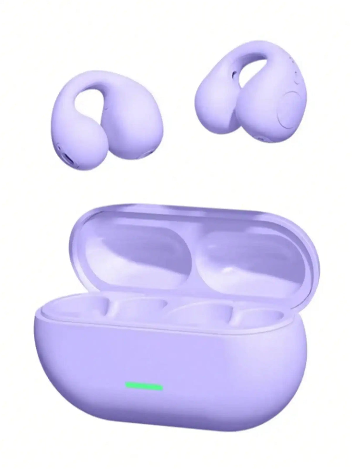 TWS Bluetooth Headset 5.3 Wireless Air Conduction Headphones Clip Ear Music Noise Canceling HD Call Sports Gaming Earphone