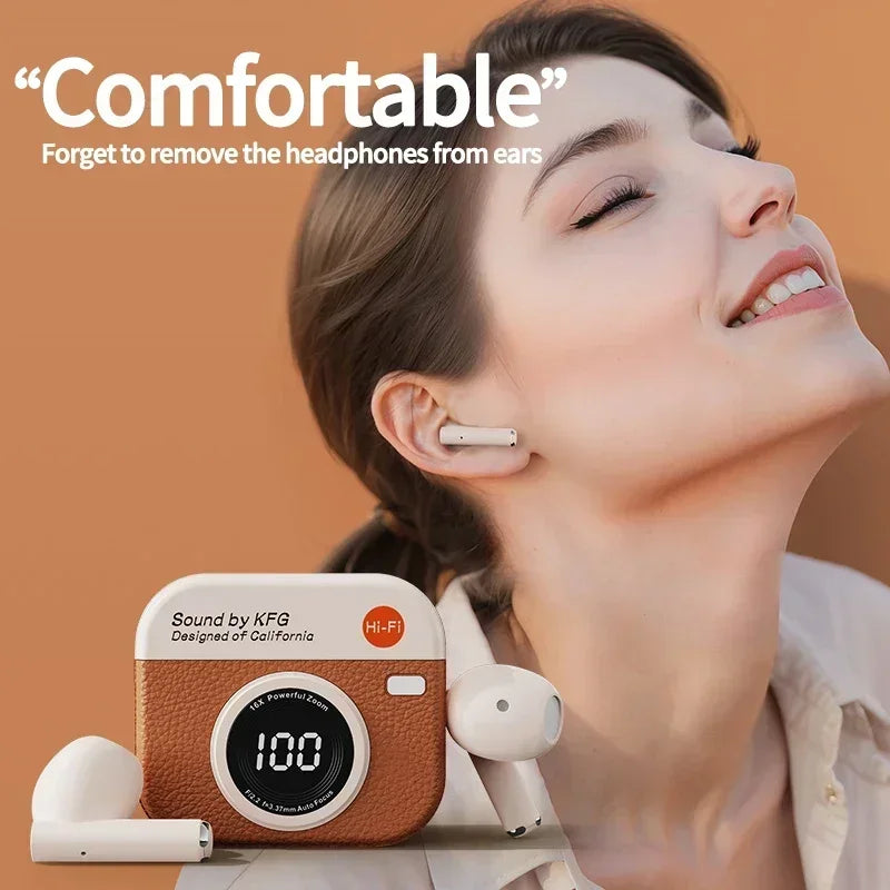 Q86 Casque sans fil Bluetooth 5.3 Affichage numérique LED de puissance Autonomie de 24 heures Casque de jeu HiFi Écouteurs de sport étanches