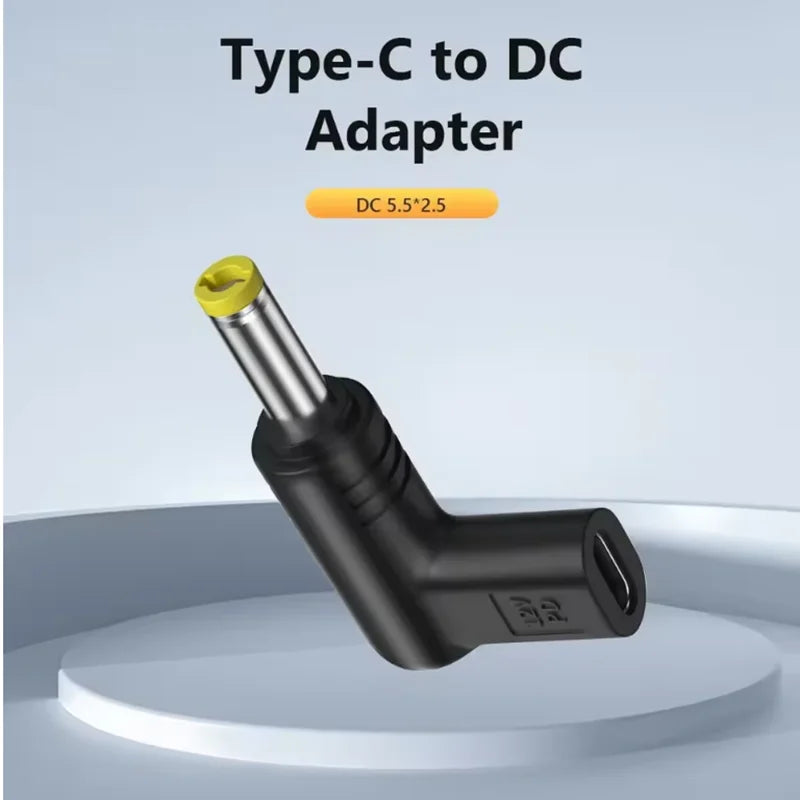 5V Type-C til DC-strøm- og opladningskonverter, mini-USB-C-opladningsadapter til PSP 1000, 2000 og 3000, konverteringsadapter til opladning