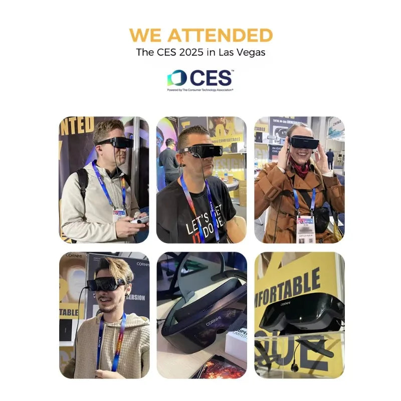Fordybende 3D-smarte briller, virtual reality-headset til privat biograf og gaming, AR-hardware på lager