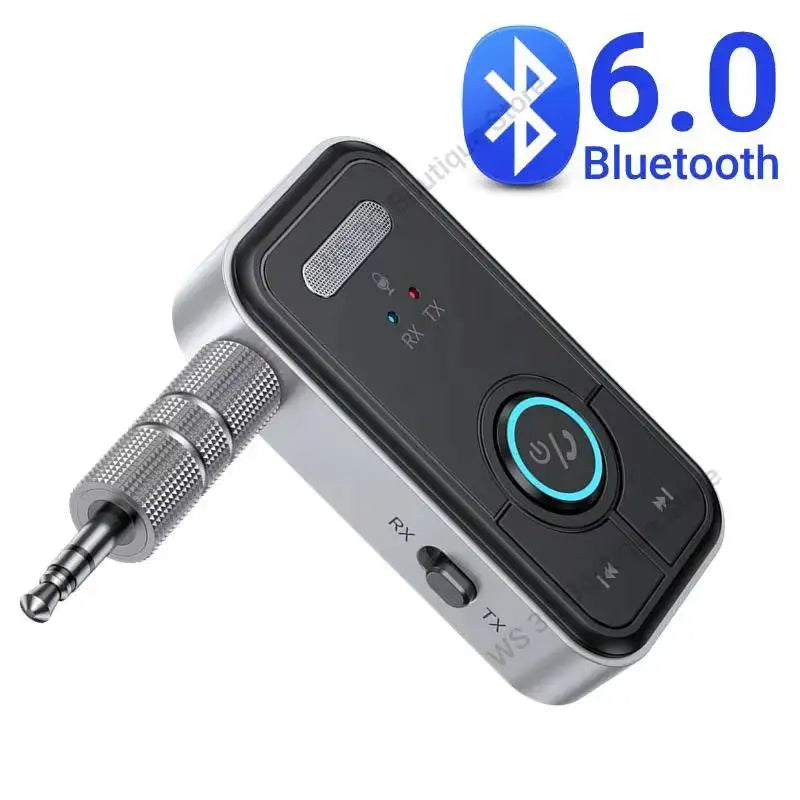 Bluetooth 5.3-sender og -modtageradapter, trådløs lyd til bil, musik, hovedtelefoner og højttalere, 3,5 mm jackstik, AUX, trådløs lydadapter