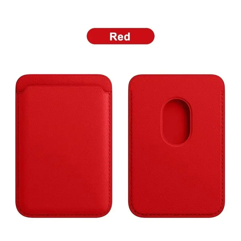 Universal Leather Wallet Case For iPhone 17 Pro Max Wallet Leather For Magsafe iPhone 16 1514 13 12 Card Holder with Magnet