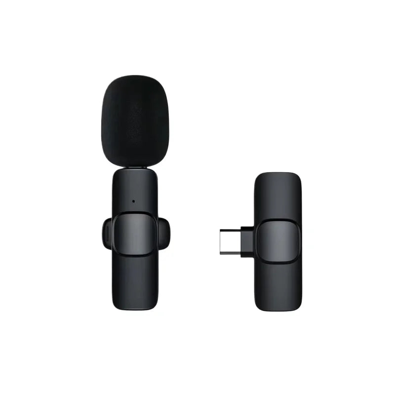 Mini trådløs lavaliermikrofon med USB-C og støjreduktion, reversmikrofon til iPhone 17/16/15, til videooptagelse og vlogging