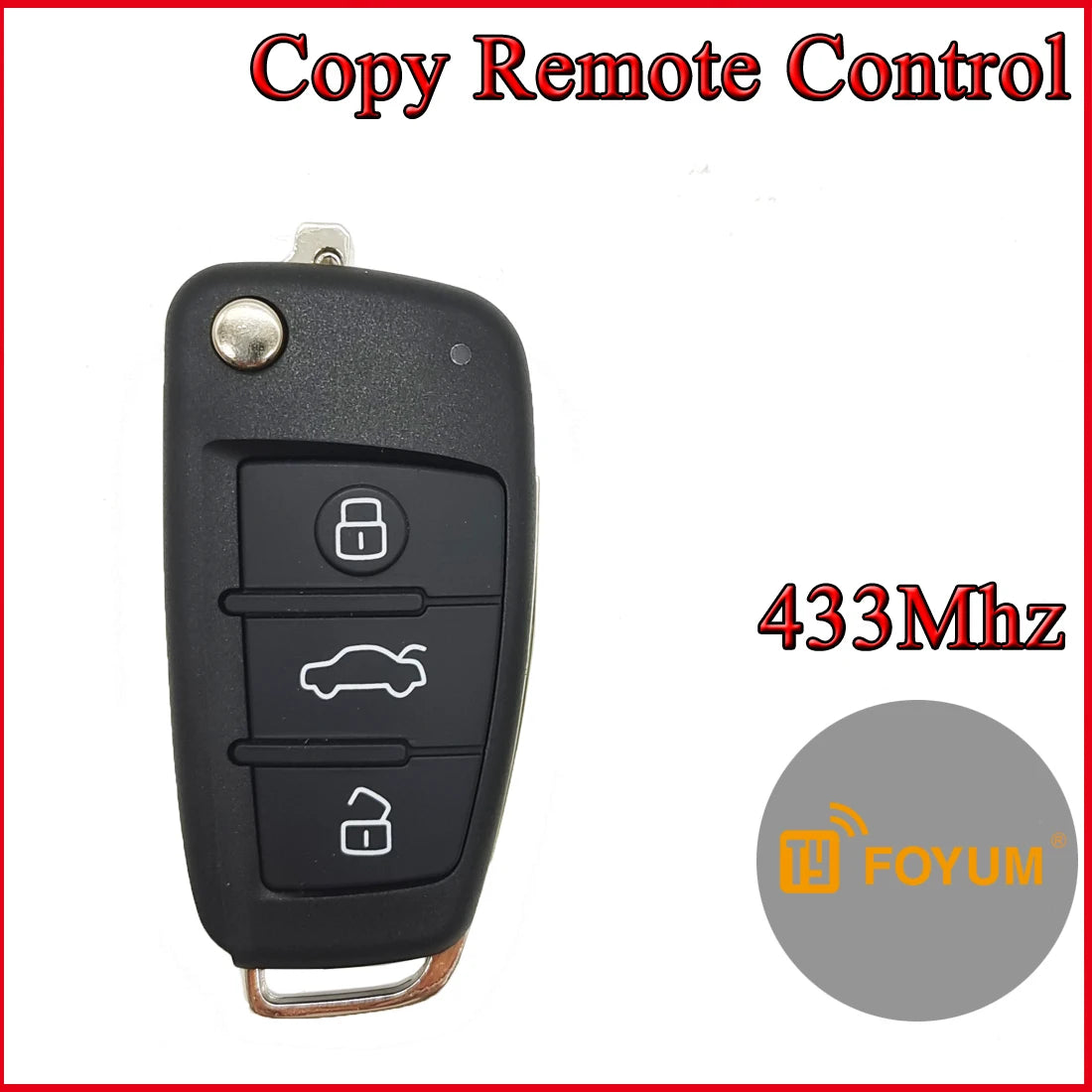 433Mhz Cloning Remote Control For Car Key Learning Fixed Code Face to Face Wireless Control Transmitter Portable Duplicator