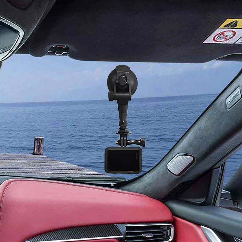 Car Suction Cup Camera Mount for Gopro Vehicle Window Windshield Holder for Go Pro Insta360 DJI OSMO Action Camera Accsesories