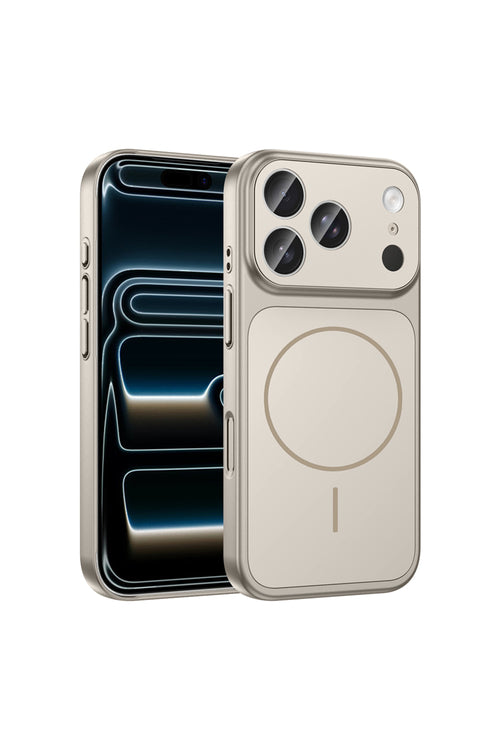 iPhone 17 Pro Case with Magnetic Charging Full Camera Protection Cover, showcasing sleek design and full camera coverage.