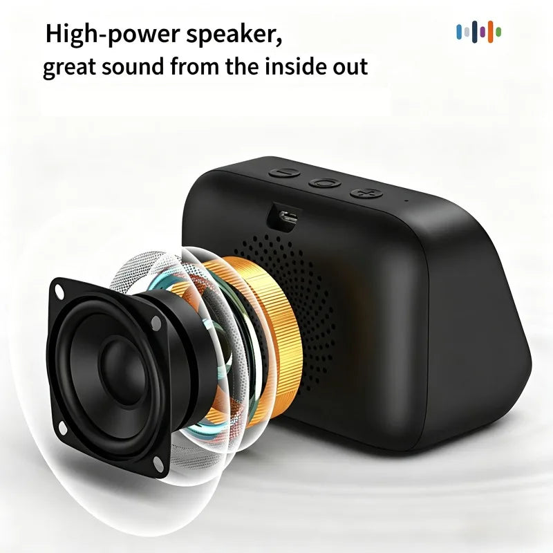 TF26 Pro Smart Wireless Speaker with AI Voice Assistant Intelligent Display MusicPlayer Alarm Clock Bluetooth Electronic Speaker