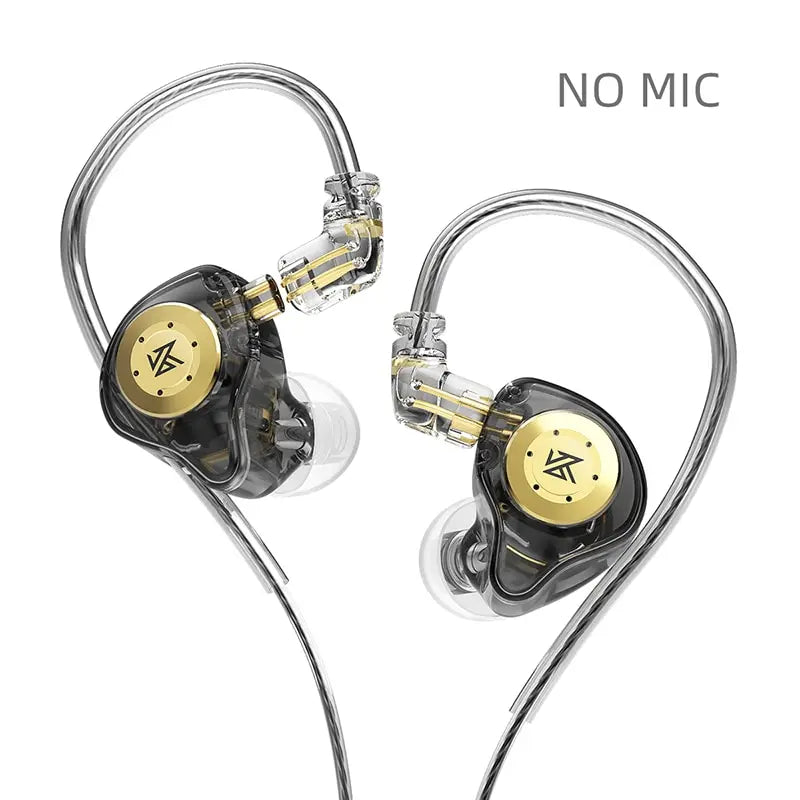 KZ EDX PRO dynamische In-Ear-Kopfhörer, HIFI-Bass-Ohrhörer, Sport-Headset mit In-Ear-Monitoring und Geräuschreduzierung