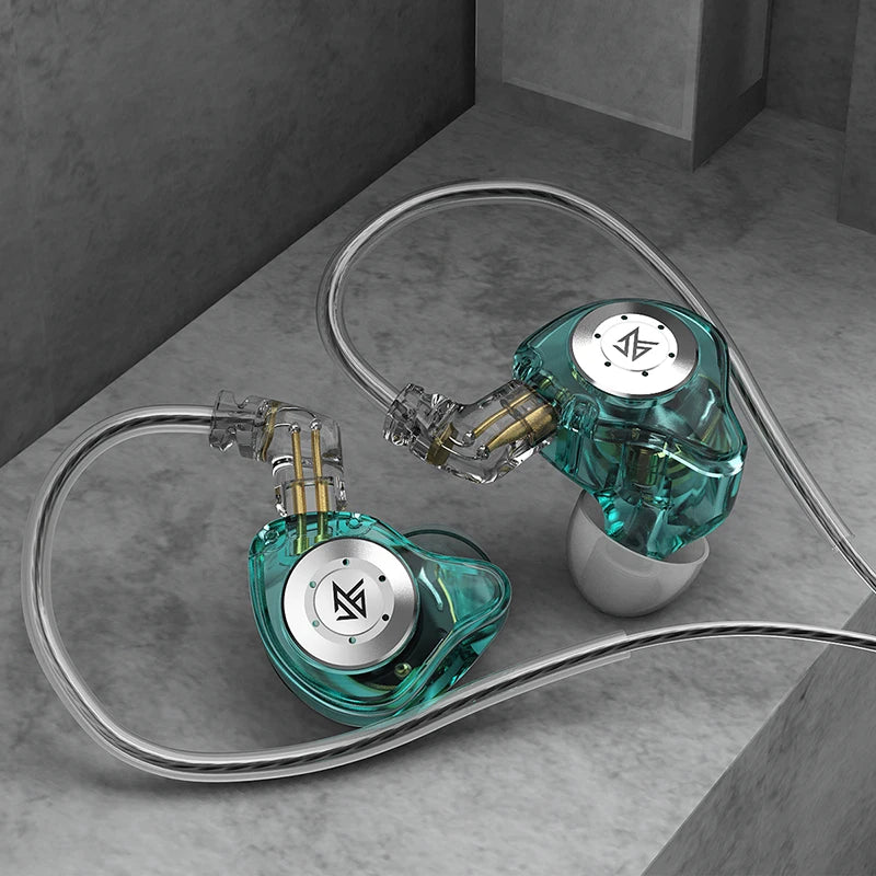 KZ EDX PRO 10mm dynamiske øretelefoner med dobbelt magnetisk kredsløb, HIFI-bas, earbuds til sport og støjreducerende headset, KZ ZSTX ZSN PRO ZAS