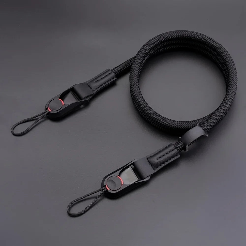 Quick Release Round Rope Camera Strap Fast Detachable Shoulder Strap for DSLR Mirrorless Camera Adjustable Camera Neck Strap