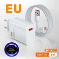 Oiginal 120W Charger Turbo Fast Charge Eu/Us Hypercharge Adapter for Xiaomi Redmi Note 11 12 13 Pro Plus 5G Mi 14 13 13T Cable