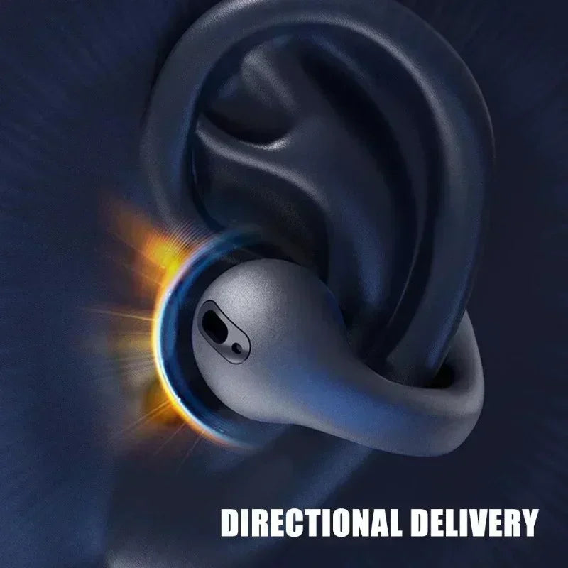 Neu, original T75-Knochenleitungs-Kopfhörer, kabelloses Bluetooth 5.3, Sport-Ohrhörer, Hi-Fi-Klangqualität, wasserdichtes TWS-Headset