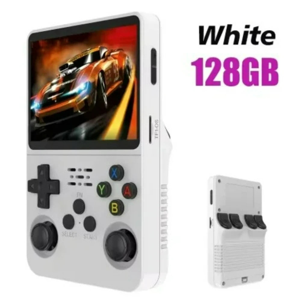 R36S Handheld Game Console 3.5Inch IPS Screen 64G Classic Retro Games Consoles  Portable Pocket Video Game Player