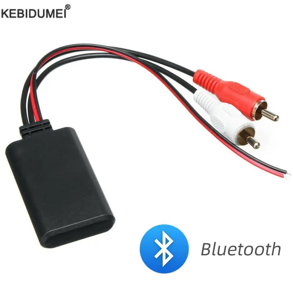 Car Wireless 2 RCA Bluetooth Receiver Module AUX Adapter Music Audio Stereo Receiver For 2RCA Interface Vehicles