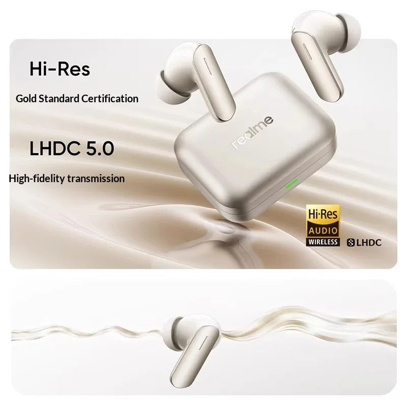 Original realme Buds Air 7 52dB Active Noise Cancelling True Wireless Earphone 52Hour Battery Bluetooth 5.4 TWS Headphone