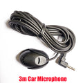 Bilmikrofon til lydsystem 3.5mm ekstern mikrofon til bilens hovedenhed, Bluetooth-aktiveret stereoanlæg, radio, GPS og DVD Mikrofo / Microfon