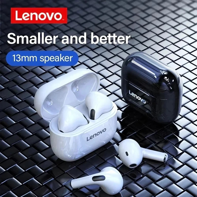 Écouteurs Bluetooth LenovoLP40 TWS son immersif HIFI avec micro Écouteurs sans fil Commande tactile Appel HD Écouteurs de jeu Mode