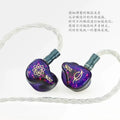 SeeAudio Bravo Courage 2nd Gen Wired Earphones 4.4mm Single-Coil Triple-BA Four-Driver In-Ear HiFi Headphones Gifts