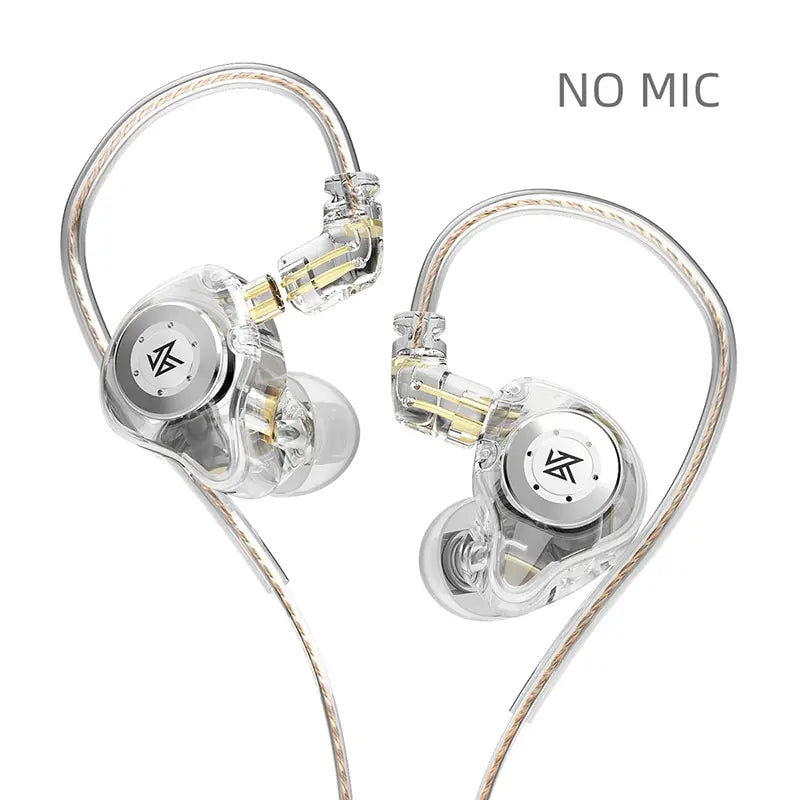 KZ EDX PRO dynamische In-Ear-Kopfhörer, HIFI-Bass-Ohrhörer, Sport-Headset mit In-Ear-Monitoring und Geräuschreduzierung