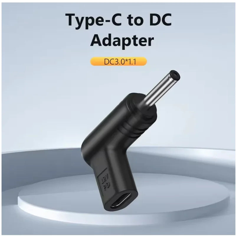 5V Type-C til DC-strøm- og opladningskonverter, mini-USB-C-opladningsadapter til PSP 1000, 2000 og 3000, konverteringsadapter til opladning
