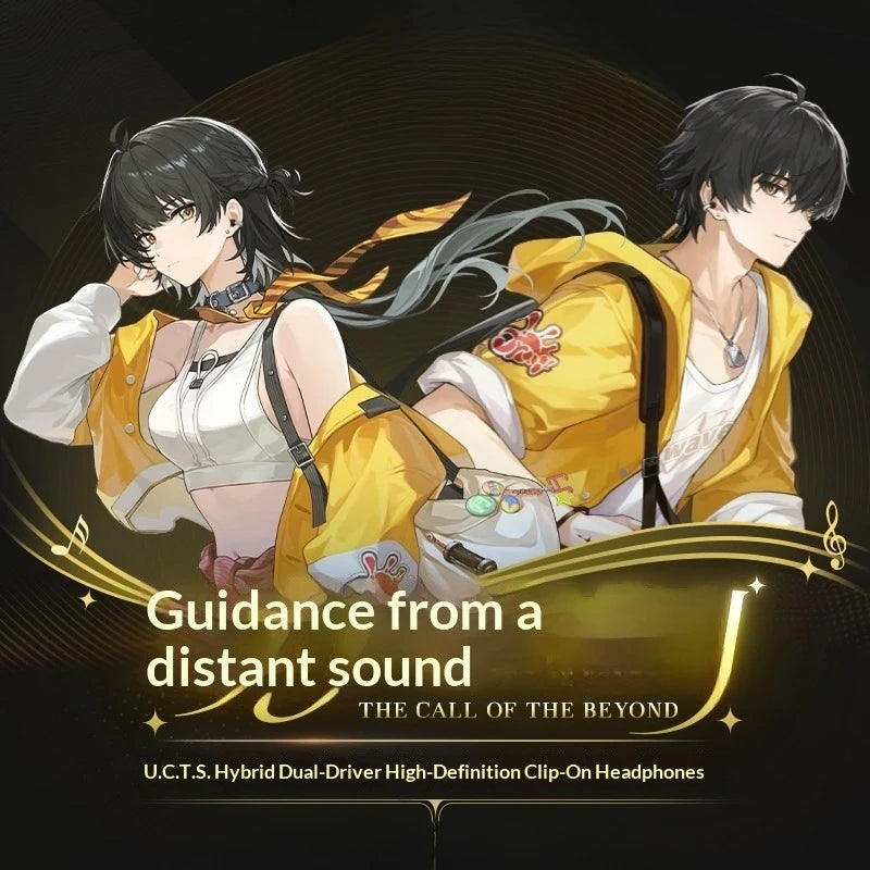 [Pre-Sale] Originale Wuthering Waves Rover-øretelefoner, Kurogame-cosplaykostume, anime-doujin, Halloween-hovedtelefoner og gaver