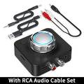 Receptor de audio Bluetooth 5.0, adaptador inalámbrico de música estéreo 3D, tarjeta TF, RCA de 3.5 mm, conector AUX de 3.5 mm para coche, altavoz, amplificador y auriculares