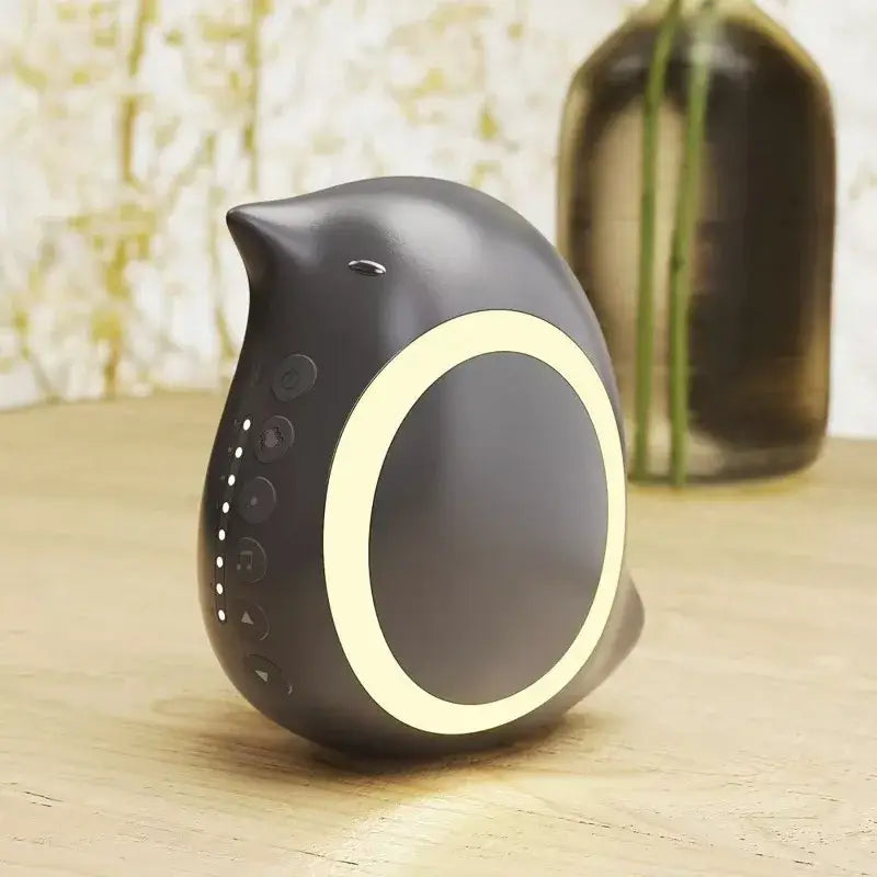 Bærbar udendørs babyvugge med natlys, multifunktionel trådløs Bluetooth-højttaler, søvnhjælp, vibrationer og beroligende musik