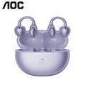 Auriculares de botón inalámbricos Bluetooth AOC ACD2544 con clip para la oreja, diseño abierto, sonido estéreo envolvente, baja latencia, auriculares para juegos y música