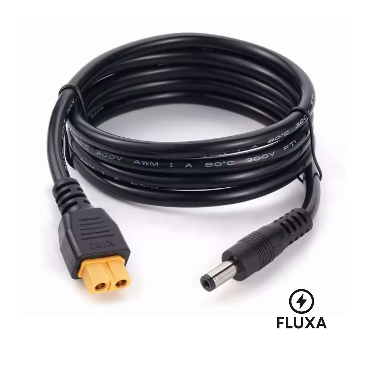 Fluxa XT60 til DC5521 – solcellekabel, 1,5 m
