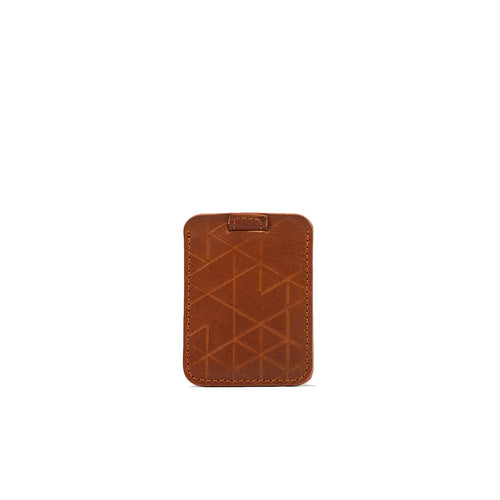 Leather Wallet compatible with MagSafe - 6 cards, handcrafted full-grain leather card holder for credit cards.