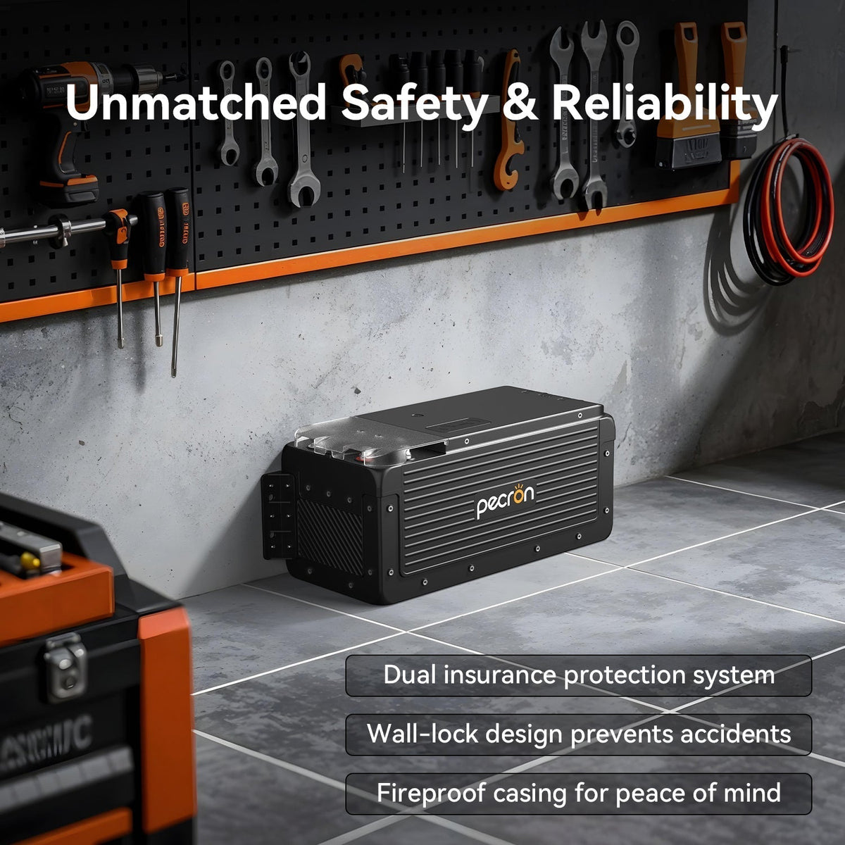 Pecron WB12200 Apex Pro – LiFePO4-batteri til kompatible energisystemer