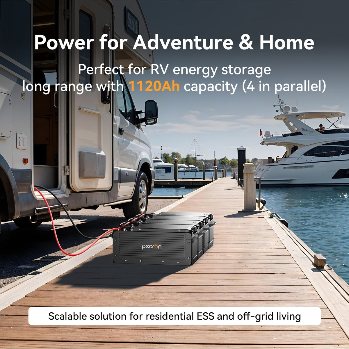 Pecron WB12200 Apex Pro – LiFePO4-batteri til kompatible energisystemer