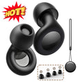 Silicone Ear Plugs for Sleeping 25dB Noise Cancelling Hearing Protection Reusable Earplugs for Sleep Focus Concerts Work Study